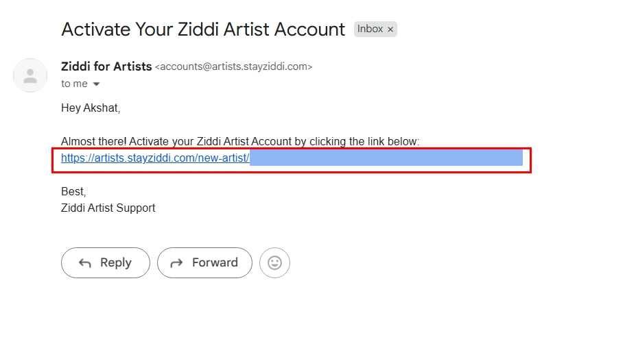 Email activation webp